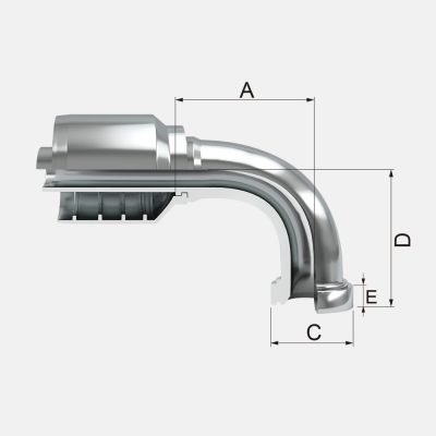 FHPH90 Flage a 90º Código 62 6000 PSI