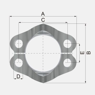 FL Brida 3000 PSI - ISO 6162-SAE J518