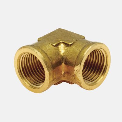 100B Conexión de Latón, Conector Codo Hembra NPT a 90º