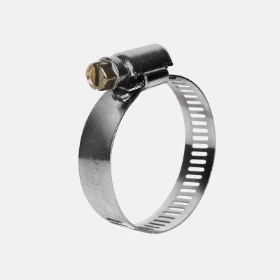 CV Abrazadera Banda Acero Inox.aisi 301-Tornillo Acero al Carbón