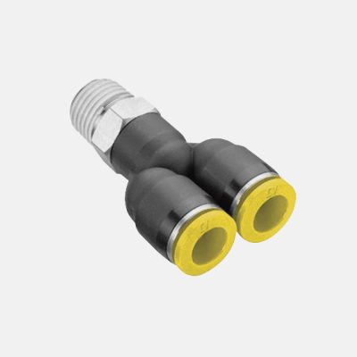 PWT Push In Métrico, Macho tipo "Y" (mm x in)